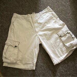 Iron Shorts Mens Size 36 Cargo Pockets Button Fly‎ Zip
